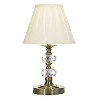 Unbranded DAHAZ4075 - Antique Brass Table Lamp Pair