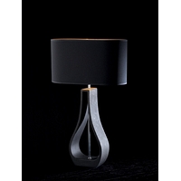 Unbranded DAHEN4322 - Black Stone Table Lamp