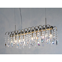 Unbranded DAHUR2375 - Antique Brass Pendant Light