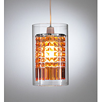 Unbranded DAHYD6555 - Amber Glass Pendant Shade