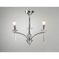 Unbranded DAHYP0350 - 3 Light Polished Chrome Ceiling Light