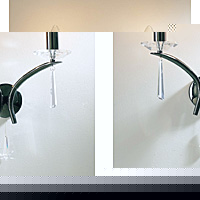 Unbranded DAHYP0967 - Black Chrome Wall Light