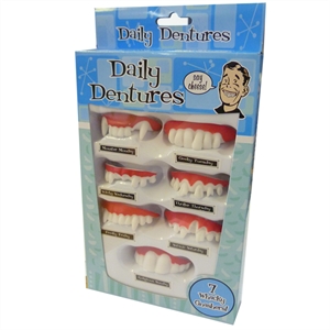 Unbranded Daily Dentures Funny Teeth Set