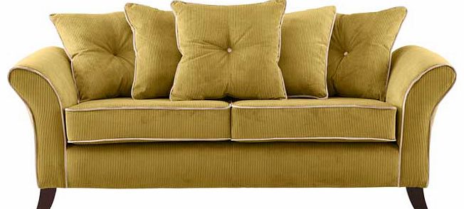 The Daisy range has removable foam-filled seat cushions and fibre-filled button detailed back cushions. Part of the Daisy collection Please call 0345 6014940 to order your free fabric swatch Hardwood frame. Fabric upholstery. Polyester. Wooden feet. 