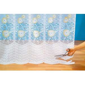 Unbranded Daisy Motif Curtain Panel