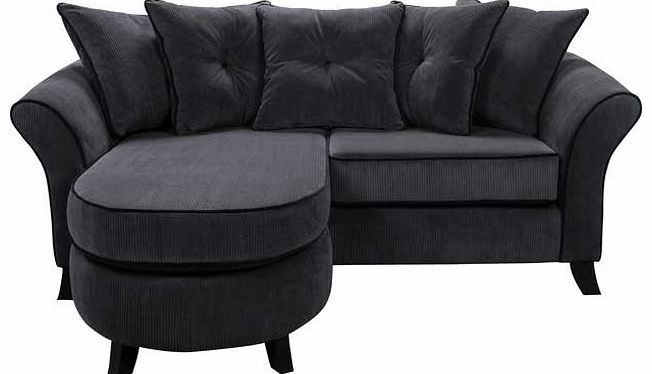 Unbranded Daisy Movable Corner Sofa Group - Charcoal