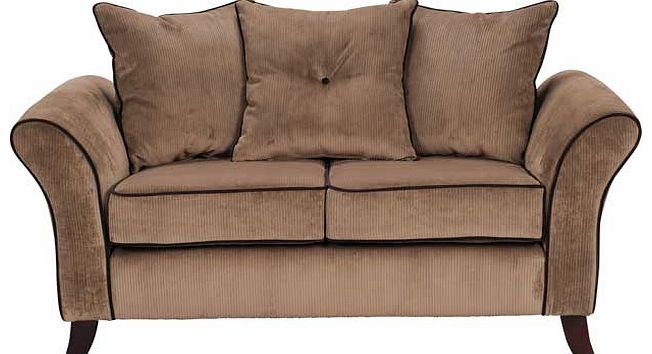 Unbranded Daisy Regular Fabric Sofa - Coffee
