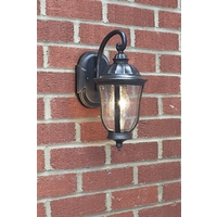 Unbranded DAJOH1635 - Black and Gold Outdoor Wall Light