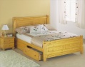 dakota bedstead with optional drawers- mattress and bedside ta