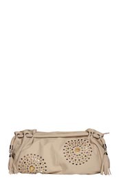 Unbranded Dalia Oversized Stud And Tassle Shoulder Bag