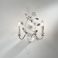 Unbranded DALIL0950 - Chrome and White Wall Light