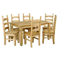 Corona range of solid pine designed with a Mexican style this range of furniture offers excellent va