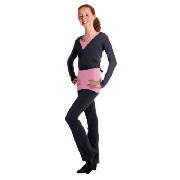 Unbranded Dance Now Black Cotton Lycra Crossover 6-8 years