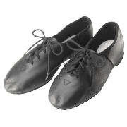 Unbranded Dance Now Black Full Sole Leather Jazz Shoe 12