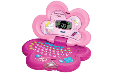 Encourage learning with this cool pink laptop! Great pretty fairy childrens laptop!