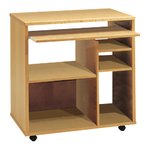 Danish Wood Veneer Tower Workstation