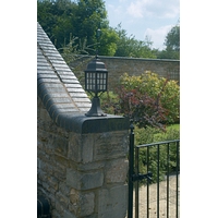 Unbranded DANOR2222 - Black Outdoor Pedestal Light