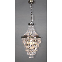 Unbranded DARCAR0175 - Brass and Crystal Pendant Light