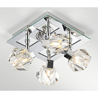 Unbranded DARGEO8550 - Chrome and Crystal Ceiling Spot Light