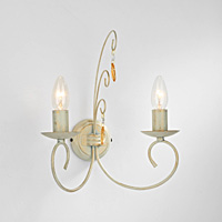 Unbranded DARGRA0933 - Cream and Gold Wall Light