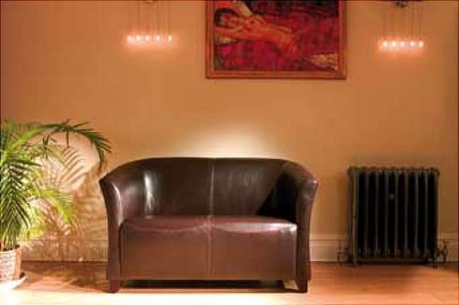 Unbranded Dark Brown Leather 2 Seater Sofa - Club