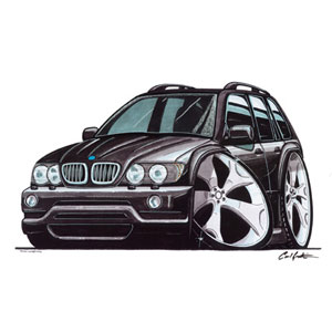 Unbranded Dark Grey BMW X5 Kids T-shirt