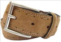 Unbranded Dark Tan Suede Belt by Regent Belt Company