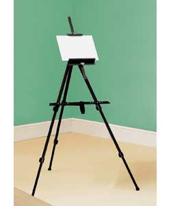 A tripod easel for use in watercolour, oil, acryli