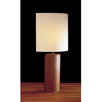 Unbranded DASA13C - Brown Leather Table Lamp
