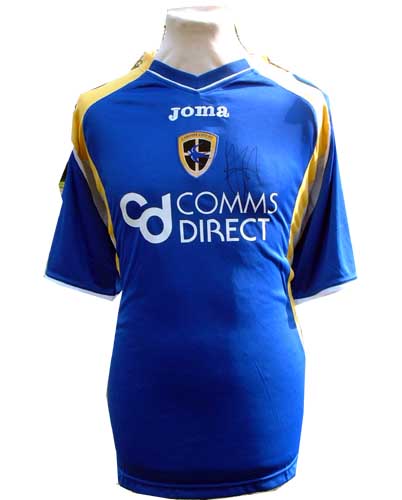 Unbranded David Bryant - Wales v Romania 1988 and#8211; No. 7 Match shirt and memorabilia