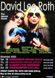 Unbranded DAVID LEE ROTH