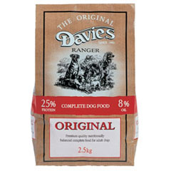 Davies Ranger Original is a complete, high quality food for adult dogs. The diet is formulated and m