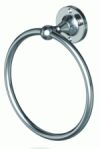 De Leau Edwardian Polished Chrome Towel Ring