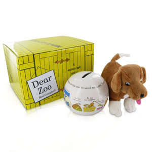 Unbranded Dear Zoo Money Piggy Bank and Puppy Soft Toy
