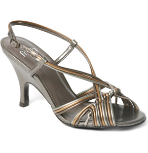 This gorgeous leather strappy sandal is perfect for special occasions and comfortable enough for sum
