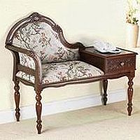 Maple and Mahogany effects. Solid wood legs. A uni