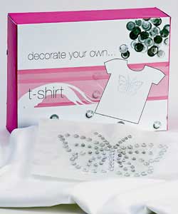 Unbranded Decorate Your Own T Shirt - Ladies Butterfly