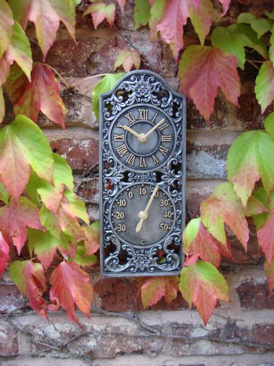 Unbranded Decorative Clock/Thermometer