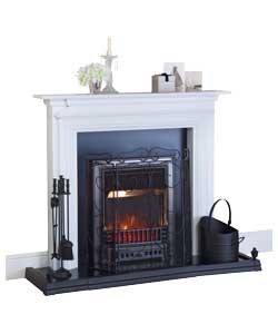 Unbranded Decorative Matt Black Fireplace Fender