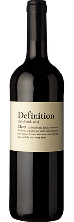 Unbranded Definition Claret 2010