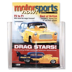 Deflecto Flat Back Literature Holder Clear A5