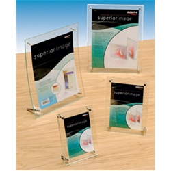 Deflecto Literature Display Holder Bevelled Edge