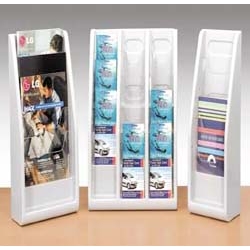 Deflecto Literature Holder 8 Pocket Grey A4 Ref