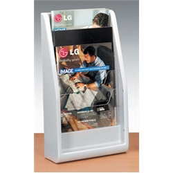 Deflecto Literature Holder A4 Grey Ref 52009