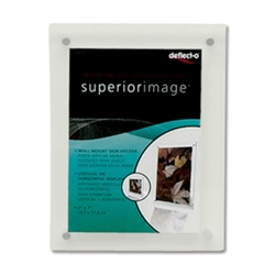 Acrylic sign holdersWall mounted versionCan be used portrait or landscapeSize: 127x178mm