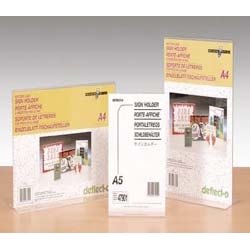 Deflecto Stand Up Sign Holder A5 Ref 47901