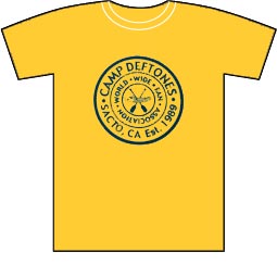 deftones - camp t shirt