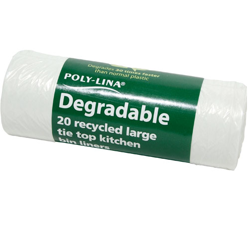 Unbranded Degradable Bin Liners - Pack of 20