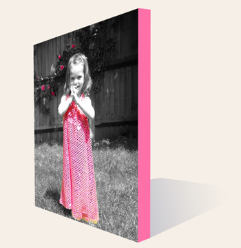 Unbranded Delicate Colour Splash Canvas