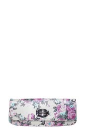 Unbranded Delilah floral print clutch bag
